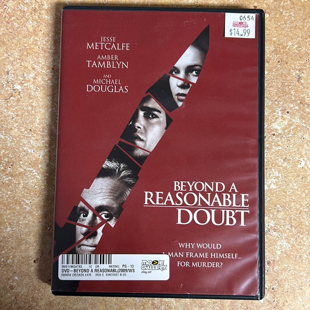 Beyond a Reasonable Doubt DVD 📀 3 for $6